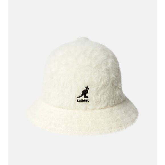 Kangol Accessories - NWT Kangol White Cream Angora Bucket Hat Size S